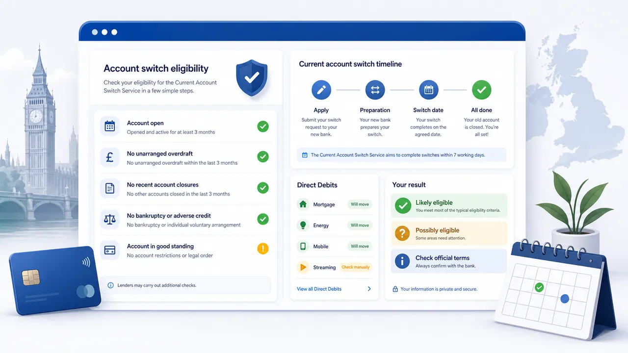 Active Direct Debit switch timing dashboard